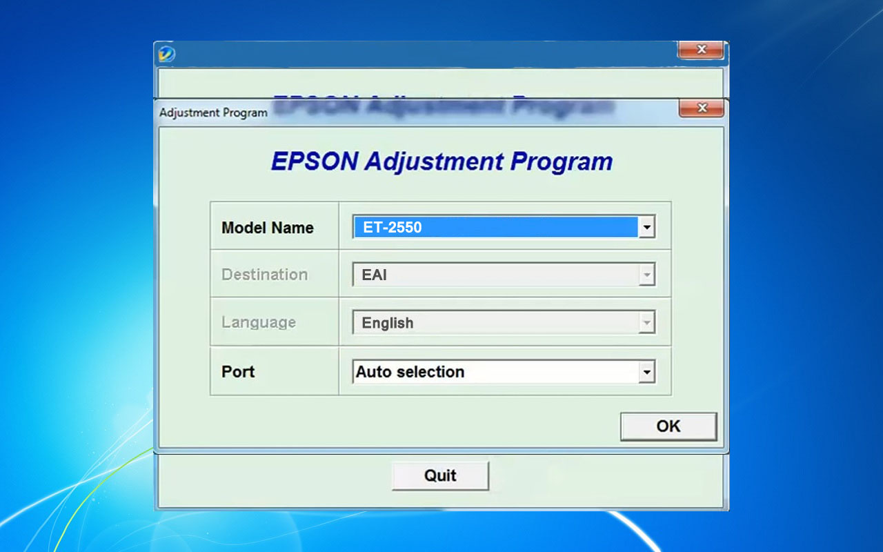 epson t50 adjustment program